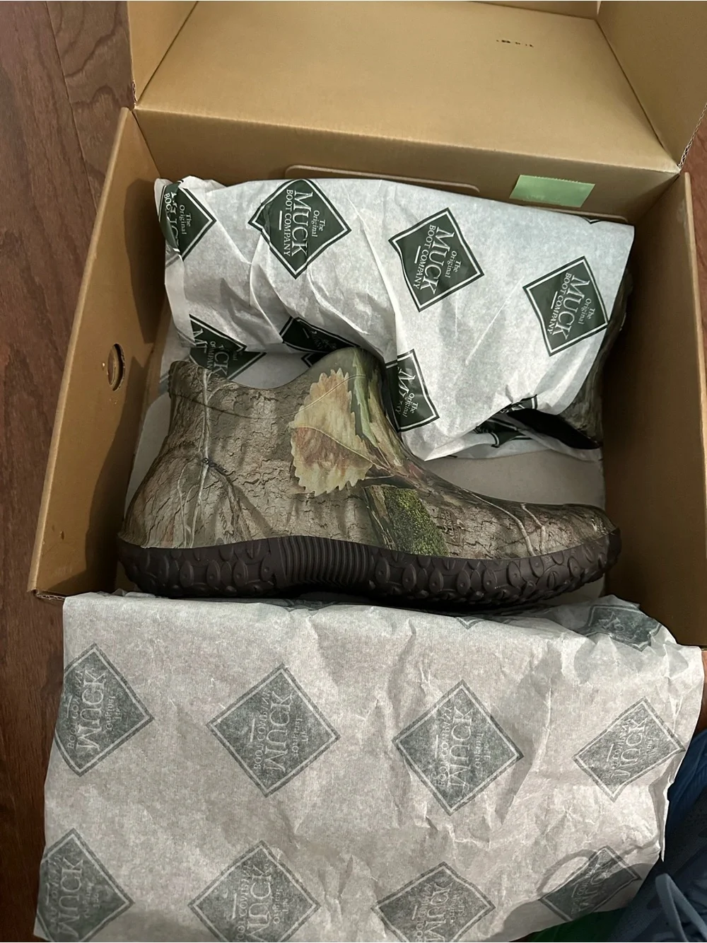 Muck Boot Company Men's size 12 Camo Ankle Boots - NEW